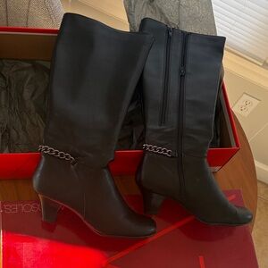 Aerosoles Women’s Black Knee-High Boots size 9.5M
